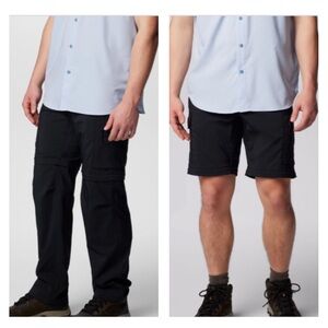 Columbia Silver Ridge Utility Convertible Pants Omni Shade 40/32 Zip Off Shorts